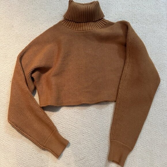 House of Harlow 1960 Cropped Turtleneck Sweater - Picture 2 of 3